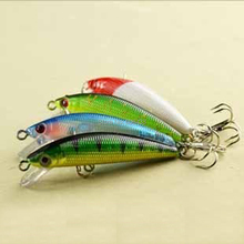 10PCS Minnow lure fishing floating  Lures fish hook Crank baits 3.8g 5.5cm Free shipping 2024 - buy cheap