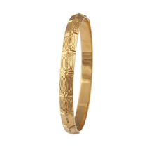 India African Bangle Wedding Jewelry Openable Bracelet Women Jewelry  Gold Color Bangles&Bracelets Desigh Free shipping 2024 - buy cheap