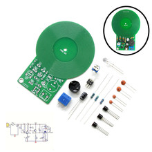 Kit de detector de metais diy, eletrônico dc 3v-5v 60mm, módulo de placa de sensor sem contato, peça eletrônica detector de metal 2024 - compre barato