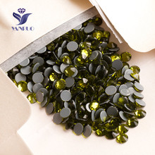 YANRUO 2058HF SS16-SS30 Olivine Hotfix Cristall Stones And Crystal Strass Rhinestones For Rhinestones On Clothes 2024 - buy cheap