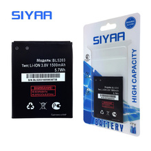 SIYAA-Batería de teléfono móvil BL5203 BL 5203 para Fly IQ442 Iq442, batería de repuesto de 1500mAh, capacidad Real, Envío Gratis 2024 - compra barato