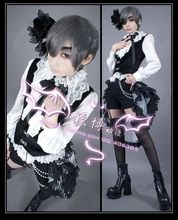 Kuroshitsuji Black Butler Ciel Phantomhive Cosplay Costume Custom Any Size 2024 - buy cheap