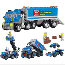 HOT SALES Truck Building Block  Car 163pcs Bricks Educational toys For Kids Birthday Gift brinquedo 2024 - buy cheap