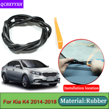 Car-styling For Kia K4 2014-2018 Rubber Anti-Noise Soundproof Dustproof Car Dashboard Windshield Sealing Strips Auto Accessories 2024 - buy cheap