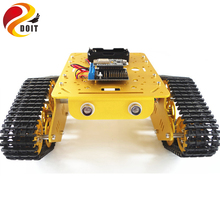 WiFi RC Metal Robot Tank Chassis T300 from NodeMCU Development Kit with L293D Motor Shield DIY RC Tank Toy by App Phone 2024 - buy cheap