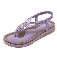 Sandálias femininas casuais e confortáveis, sapatos de tamanho grande para meninas e praias, verão, novo, 2021 2024 - compre barato