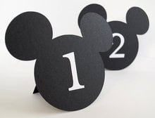 1-20 Mouse shaped Numbers place cards Wedding bridal baby shower Dinner Party, Seating Reception, Escort name cardpc001 2024 - buy cheap