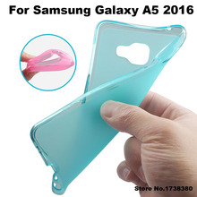 Чехол для Samsung Galaxy A5 2016, 5,2-дюймовый Матовый ТПУ мягкий чехол для телефона, чехол для Samsung Galaxy A5 2016, чехол для задней панели 2024 - купить недорого