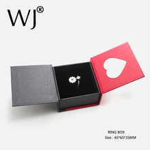 Caixa de armazenamento de joias romântica, formato de coração, proposta de moeda de noivado, presente, berloque, organizador 2024 - compre barato