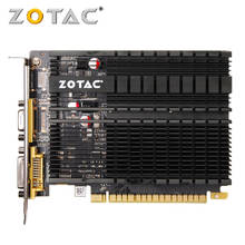 Used ZOTAC Video Card GeForce GT 610 1GB 64Bit GDDR3 Graphics Cards GPU Map For NVIDIA Original GT610 1GD3 GT610-1GB Dvi VGA 2024 - buy cheap