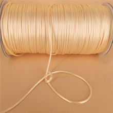 Cuerda de satén con nudo chino, cordón trenzado de 2mm, para joyería, cuentas, 20 metros, # A029 2024 - compra barato