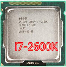 Intel processador quad core, processador intel core i7 2600k 8m/3.4g/95w 5gt/s sr00c lga 1155 2024 - compre barato