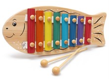 Early Educational Toy Colorful Wooden Music Instrument Toy Playing Knocking Piano Musical Toy  Montessori Toys Children Gift 2024 - buy cheap