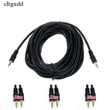 cltgxdd 10m/15m/20m 3.5mm Jack Male to Male Earphone Headphone Stereo Audio Extension Cable Cord for Speaker Phone CD VCD MP3/4 2024 - buy cheap