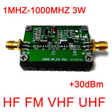 1MHZ-1000MHZ 3W 35DB HF VHF UHF FM transmitter RF Power Amplifier F Ham Radio 2024 - buy cheap