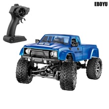 EBOYU FY002A RC Truck 2.4Ghz 1/16 4WD Off-road RC Truck with Front LED Light Brushed Military RC Car RTR Gift Toy for Kids 2024 - buy cheap