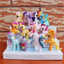 12pcs/set Cute 5-7cm lol Unicorn horse toy For Children Birthday Holiday Christmas doll Gif mini super wings pet shop 2024 - buy cheap