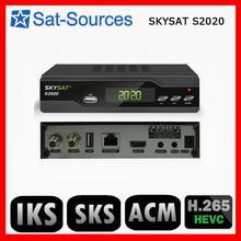 [Genuine] SKYSAT S2020 Twin Tuner Satellite Receiver IKS SKS ACM IPTV M3U H.265 most stable server Full HD Channels SKYSAT S2020 2024 - buy cheap