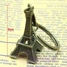Vintage Bronze Tone Paris Eiffel Tower Figurine Statue Alloy Model Decor 5cm 2024 - buy cheap
