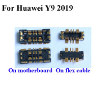 5PCS Original Inner FPC Connector Battery Holder Clip Contact replacement on motherboard on ribbon For Huawei Y9 2019 Y 9 2019 2024 - buy cheap