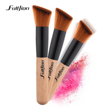 Fulljion 1pcs High Quality Powder brush Wooden Handle Multi-Function Makeup Brushes Foundation Women Make up Tools set Comestics 2024 - buy cheap