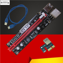 Адаптер PCI-E 1X к PCI-E 16X, 60 см светодиодный USB 3,0 2024 - купить недорого