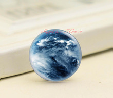 Handmade Round Earth photo glass Cabochons, Jewelry Finding Cameo Pendant Settings, (F008-993) 2024 - buy cheap