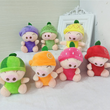Kawaii Stuffed Animals Cute Plush Fruit Pig Toys Kawaii Baby&Kids Birthday Gifts And As Keychain/Small Pendant 2024 - buy cheap