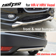 front&rear stainless steel bumper cover bumper protector skid plate for HR-V HRV Vezel,ISO9001 quality supplier,protect ur car 2024 - buy cheap