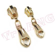 20pcs/lot, Stylish Heart Shape 5# Metal Zipper Sliders for Metal/Resin/Nylon Zippers 2024 - buy cheap