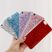 Case for iPhone 6 6S Case Silicone Bling Glitter Crystal Sequins Soft TPU Cover Fundas for iPhone 7 8 Plus X XR XS Max Case Capa 2024 - buy cheap