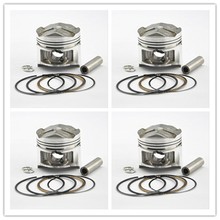 Motorcycle Engine Parts STD +25 +50 Cylinder Bore Size 48mm 48.25mm 48.5mm Piston Ring Kit For Yamaha FZ250 FZ 250 FZR250R 1HX 2024 - купить недорого