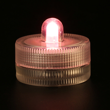 Оптовая продажа 50 светодиодов погружной центральный Свадебный декор led чайный свет водонепроницаемый дизайн LED свет для праздника, дня рождения 2024 - купить недорого