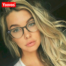 Yoovos-Gafas De Sol De plástico con montura pequeña para mujer, lentes transparentes, clásicas, Vintage, UV400, para exteriores, 2021 2024 - compra barato