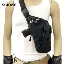 Concealed Tactical Bag Storage Gun Holster Men's Left Right Nylon Shoulder Bags Anti-theft Chest Bag Hunting Sling Bag XA696+WA 2024 - buy cheap