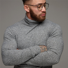 Fashion Winter Warm Sweater Men Turtleneck Mens Sweaters Slim Fit Pullover Men Classic Sweter Men Knitwear Pull Homme 2024 - buy cheap