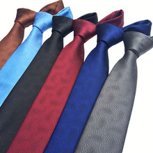 Nuevos corbatas delgadas para hombres corbata de boda delgada de lujo para hombres 7 CM puntos Jacquard corbata estrecha novio fiesta Gravata 2024 - compra barato