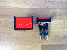 [ZOB] Japan's IDEC и AL6-M прямоугольная плоская кнопка с красной кнопкой 16 мм NO NC -- 10 шт./лот 2024 - купить недорого