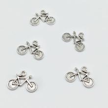 Colgantes de bicicleta a la moda, 25 uds., compatibles con collar hecho a mano, pendiente, pulsera, fabricación de joyas 2024 - compra barato