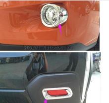 For Subaru  XV Hatchback 2015 2014 2013 2012 Chrome front+rear fog light lamps frame Cover Trim 4pcs 2024 - buy cheap