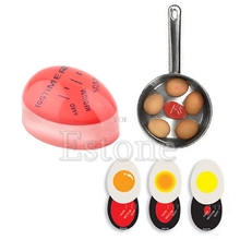 1pcs Egg Perfect Color Changing Timer Yummy Soft Hard Boiled Eggs Cooking Kitchen Eco-Friendly Resin Egg Timer Red timer tools 2024 - buy cheap