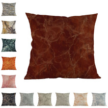 Padrão de mármore fronha capa de almofada geométrica cojines decorativos para sofá capa de almofada almofada 2024 - compre barato