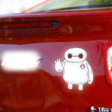 Big Hero 6 Baymax de bienvenida para coche, calcomanía para coche, para Toyota, Chevrolet, Volkswagen, Tesla, Hyundai, Kia, Lada, novedad 2024 - compra barato