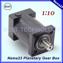 Motor Nema23, relación de reducción planetaria 1:10, caja de cambios planetaria de 57mm, reductor de velocidad del motor Nema 23, engranaje planetario de alta calidad 2024 - compra barato