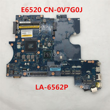 Placa base para portátil E6520 6520, CN-0V7G0J, 0V7G0J, V7G0J, PAL60, LA-6562P, HM55, DDR3, funciona bien, envío gratis 2024 - compra barato