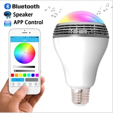 2018 Smart LED Bulb Light Portable Wireless Bluetooth Speaker 110V - 240V E27 5W Lamp Audio for Android ISO iPhone iPad 2024 - buy cheap