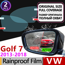 Película antiniebla para espejo retrovisor, accesorios de limpieza a prueba de lluvia, antiniebla, para Volkswagen VW Golf 7 MK7 2013 - 2018 5G 2024 - compra barato