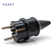 AXAET Butt Plug Socket EU Adapter Electrical Plug Accessories AC Power Connector Cable Cord Female Male Converter 16A 250V 2024 - buy cheap