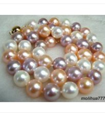 Charming Multicolor 12MM Shell Pearl pendant Necklace 18" with Gift 2024 - buy cheap