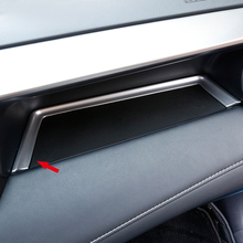 ABS хром для Toyota RAV4 2016 2017 2018 перчатка коробка световая полоса Copilot наклейки для хранения Чехол внутренняя Обложка отделка 2024 - купить недорого